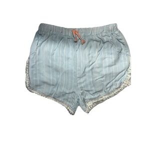 MATILDA JANE Blue Stripe‎ Tassel Shorts Size 14